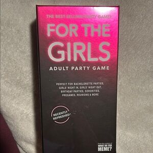 For The Girls Adult Party Game - Vibrant Pink Edition